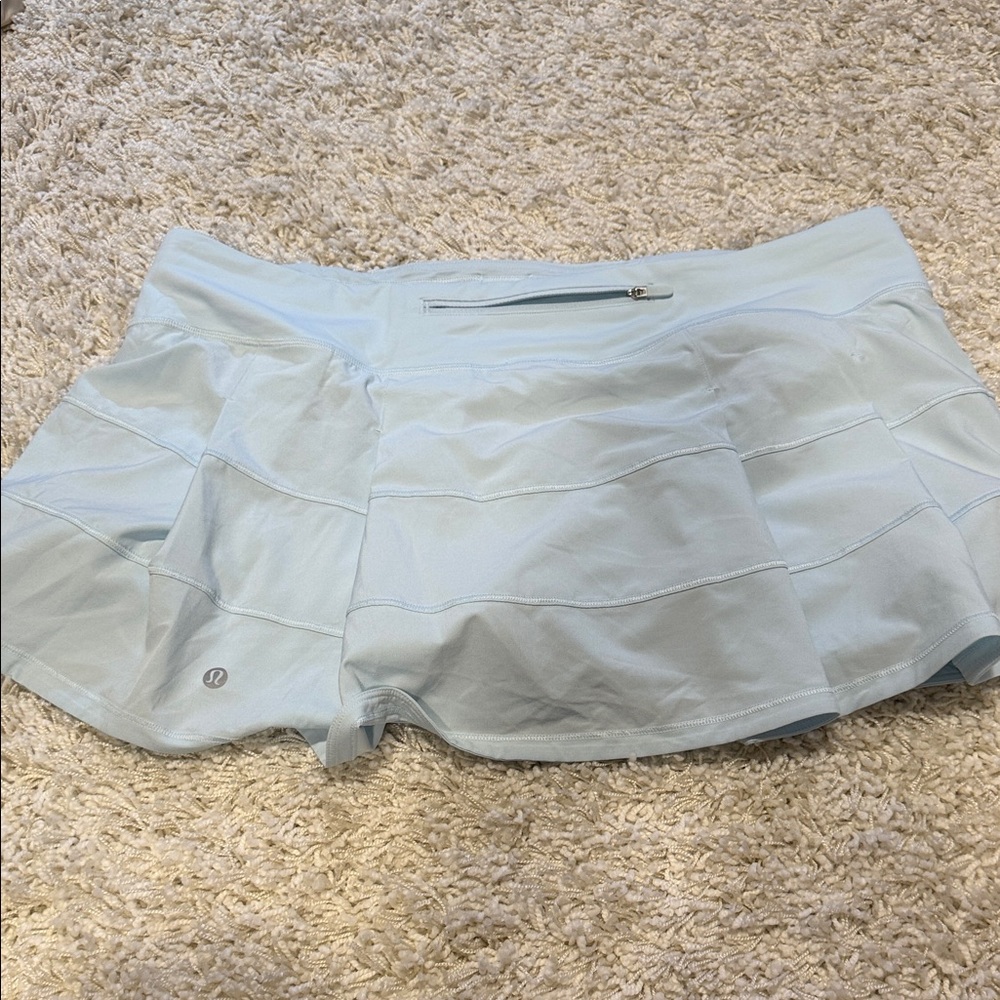 Like New! Lululemon size 14 Blue Athletic Skort - Picture 4 of 5